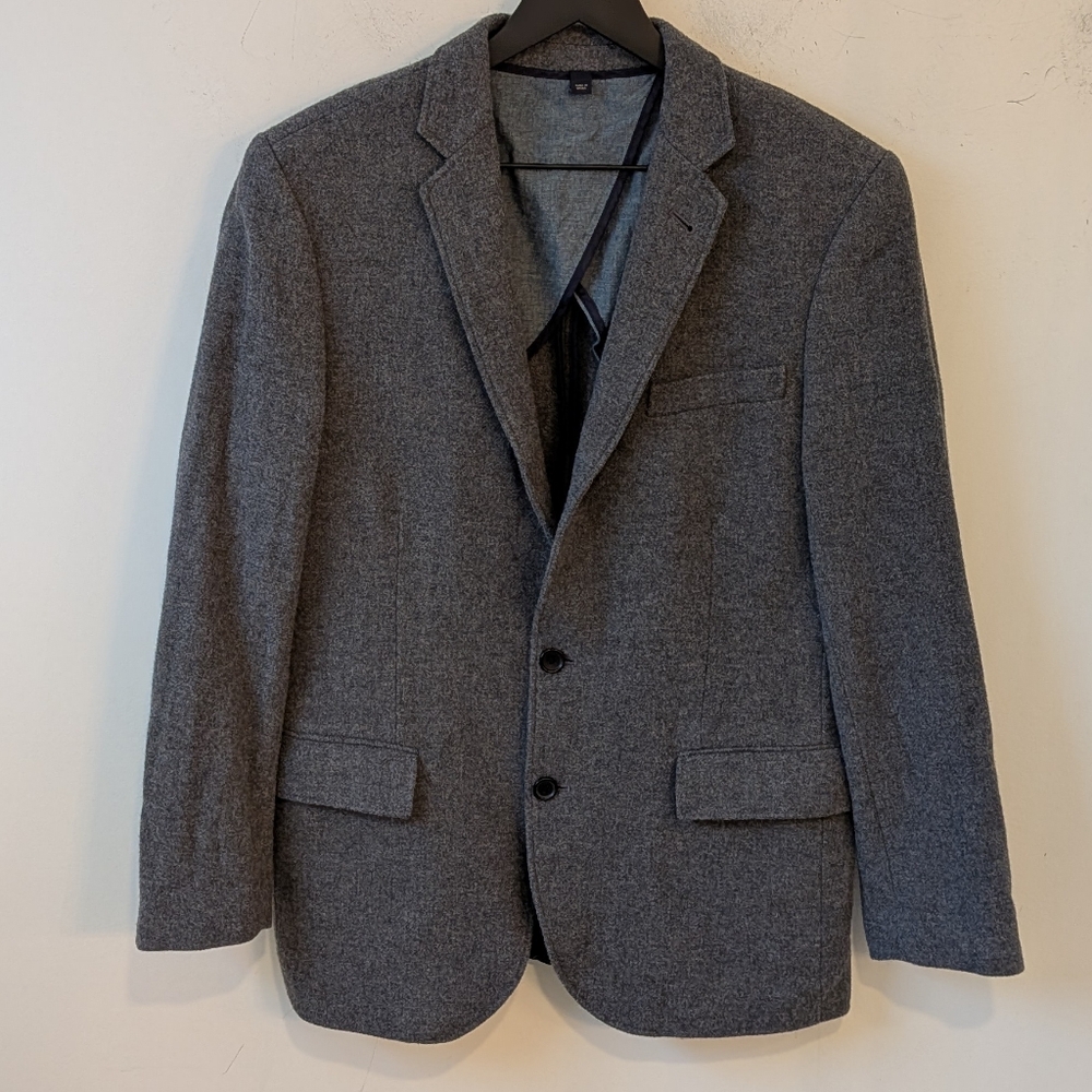 J. Crew Men's Grey Wool Sportcoat Blazer 38R